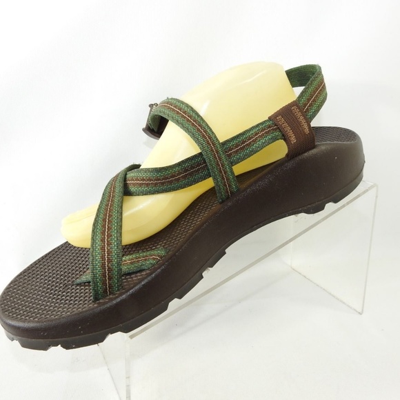 Chaco Sz 13 Green Strappy Sport Sandals Mens B4 B7 main image 4